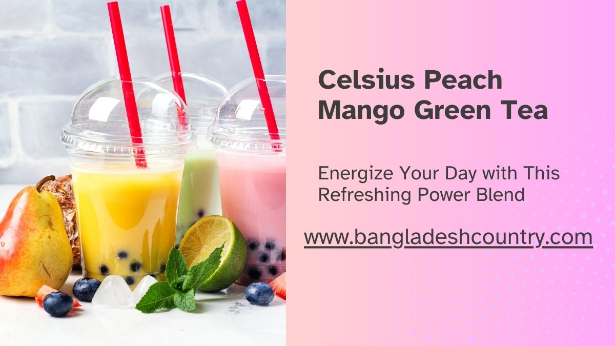 Celsius Peach Mango Green Tea