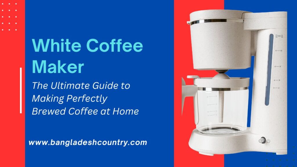 White Coffee Maker