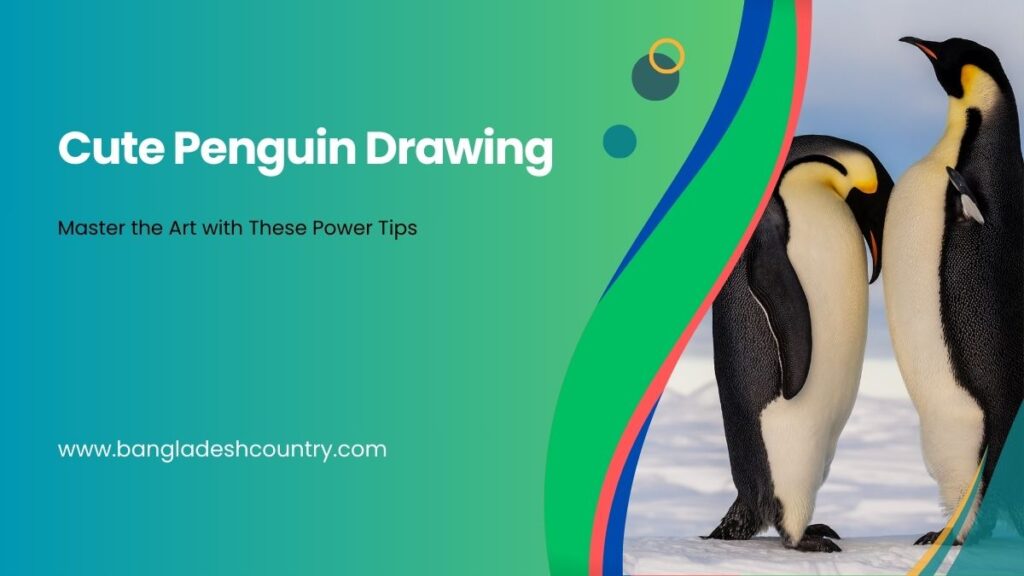 Cute Penguin Drawing